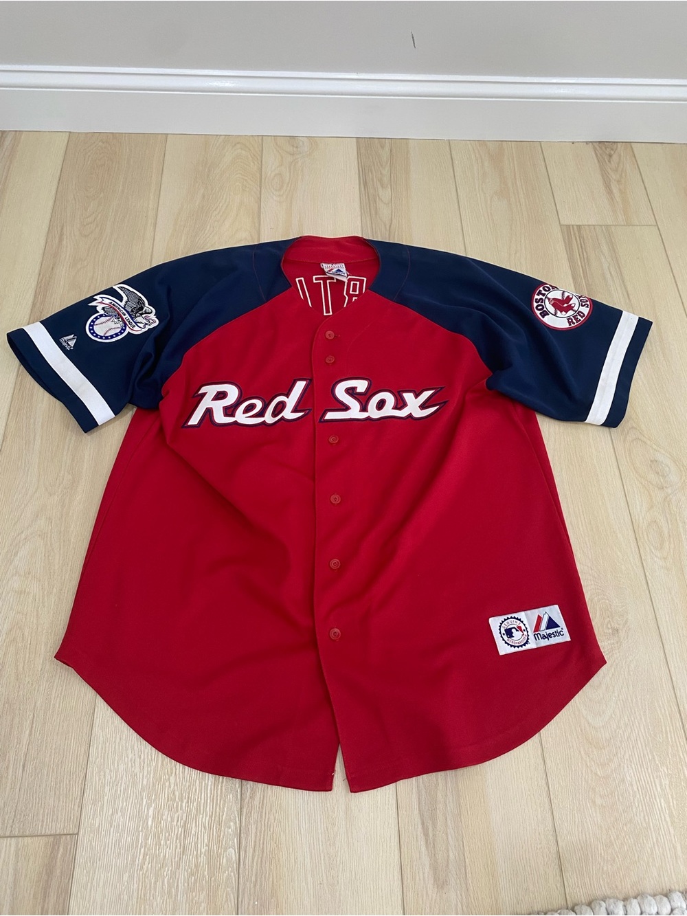 David Ortiz Majestic Boston Red Sox #34 Stitched Jersey American League Y2K